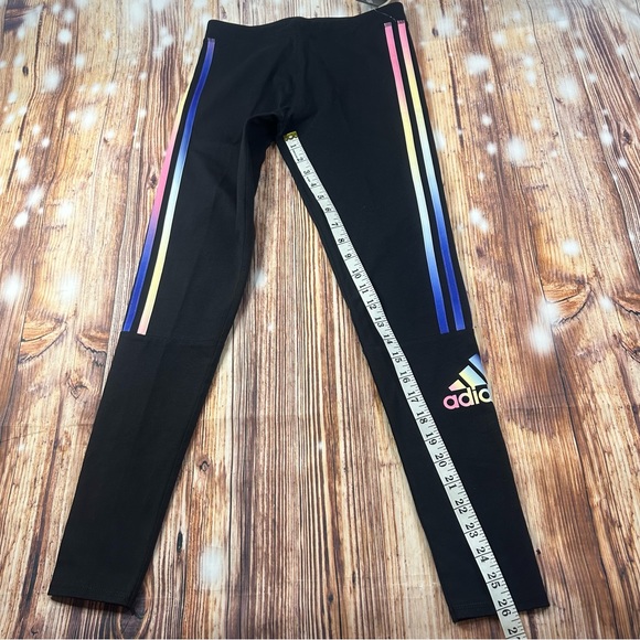 adidas Girls Active Sports Athletic
Legging Tight Black With Multicolor XL Youth - Picture 7 of 13